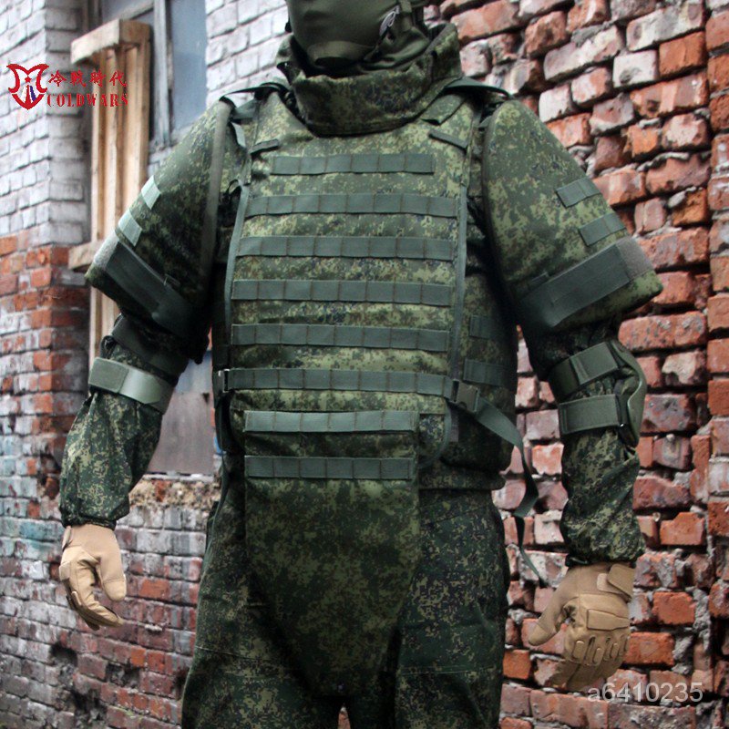 優選好物 冷戰時代複刻俄羅斯6B45防彈衣戰術背心 俄軍小綠人迷彩 無畏戰士 H4JW