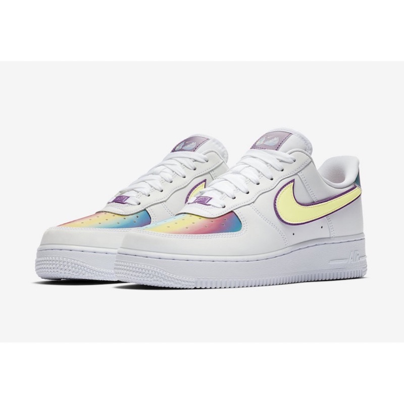 現貨 Nike Air Force 1 Easter 2020 復活節 彩蛋 炫彩 女款 CW0367-100