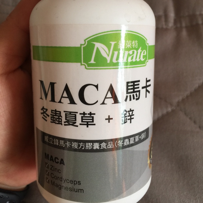 紐萊特Nurate MACA 馬卡冬蟲夏草+鋅