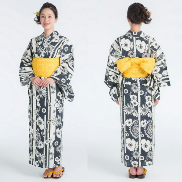 Uniqlo 正版和服 浴衣中原淳一yukata 日本15絕版經典款特價京都散步台南面交三千院北野天滿宮 蝦皮購物