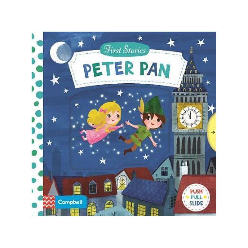 First Stories: Peter Pan/彼得潘/小飛俠 推拉滑硬頁遊戲書/Miriam Bos eslite誠品