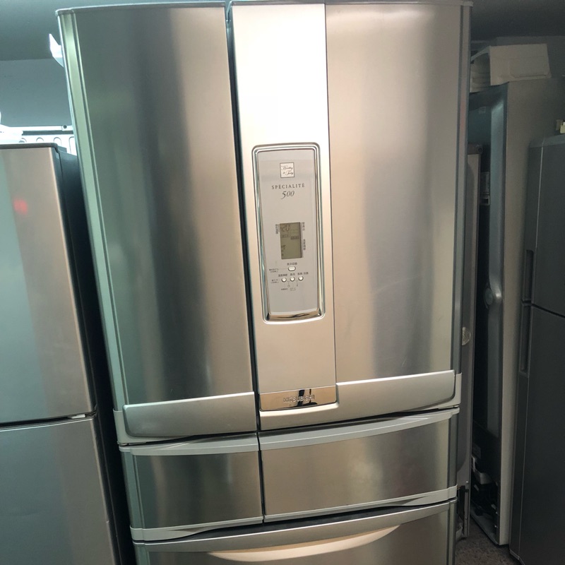 建源中古電器 廈門街號 三菱變頻六門冰箱 日本製造 自動製冰 外觀漂亮 功能一切正常 手機0923 9 855 蝦皮購物