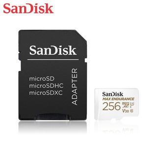 SanDisk MAX ENDURANCE 256G microSD V30 U3 4K 監視器專用 極致耐寫度 記憶卡