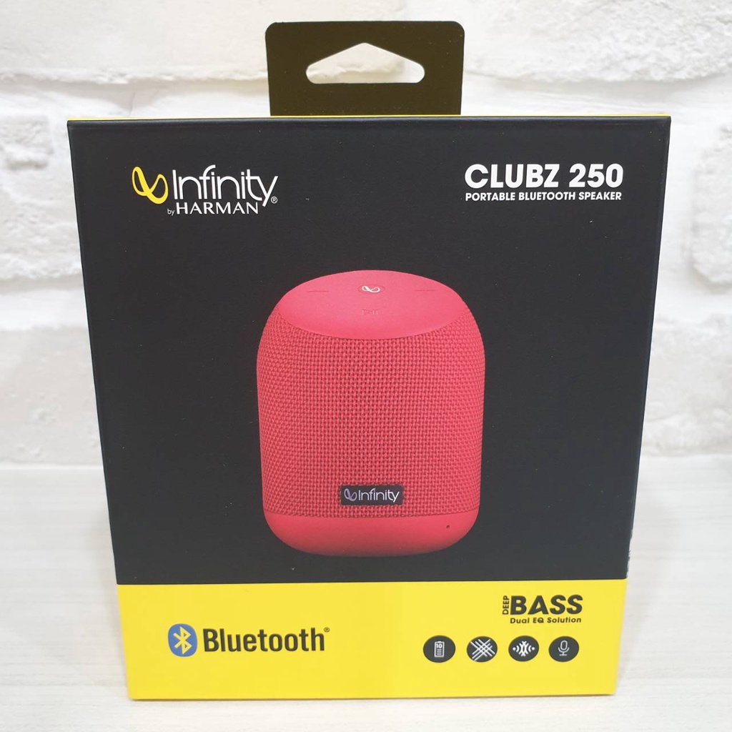 Infinity CLUBZ 250 可攜式藍牙喇叭(紅色) 全新 未拆