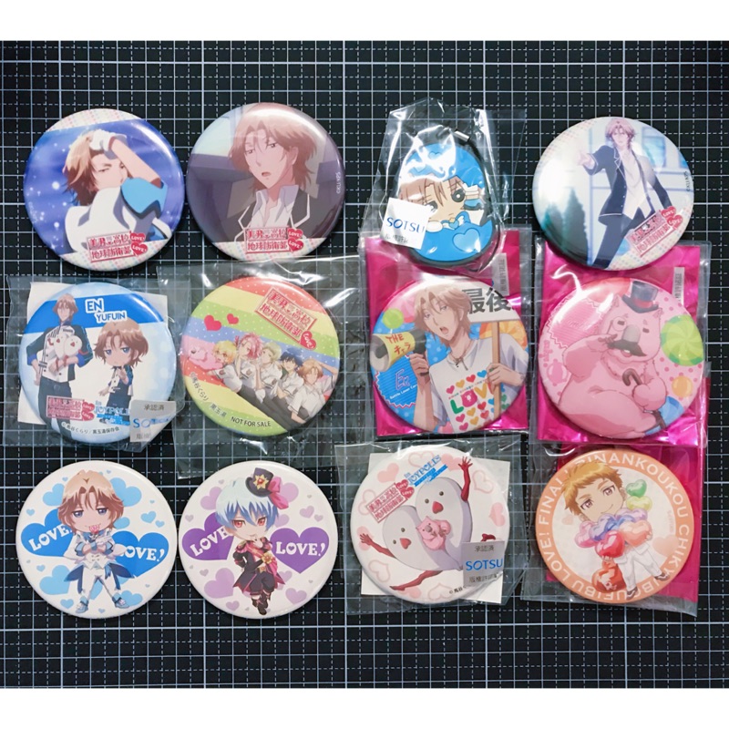 日版美男高校地球防衛部love 由布院煙扭蛋徽章胸章胸針別針 蝦皮購物