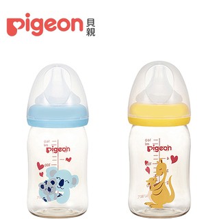 【Pigeon 貝親】第二代寬口母乳實感PPSU彩繪奶瓶160ml／2款