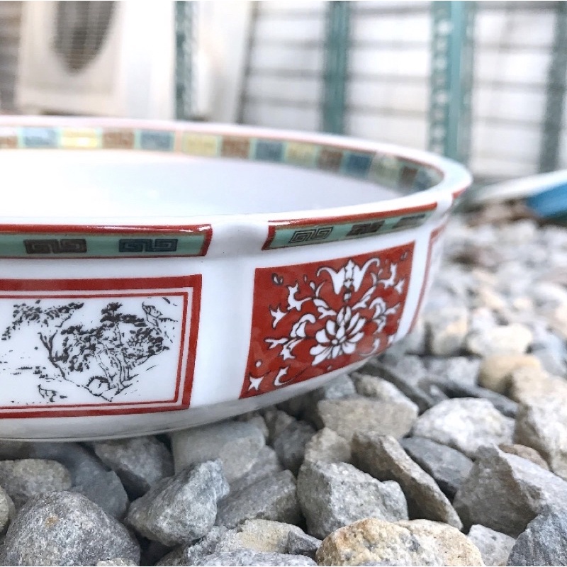 (全新) 數量1。大同瓷器 TATUNG 瓷盤 羹盤 早期 古物 舊物 老盤MADE IN TAIWAN