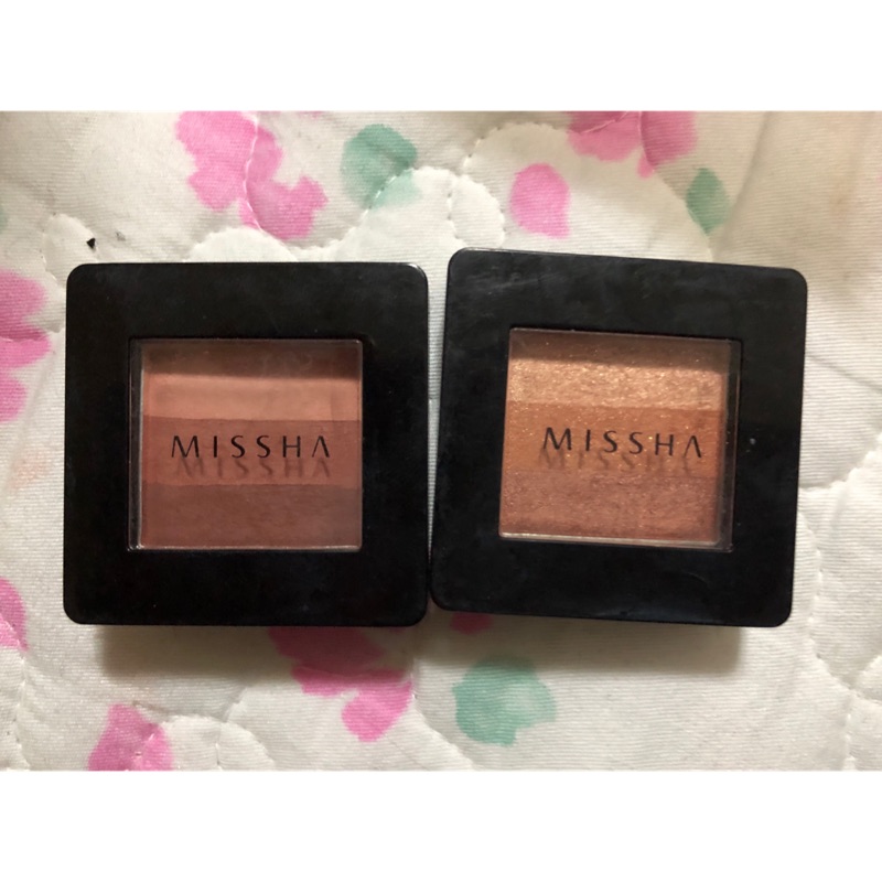 Missha 三色眼影 兩個60