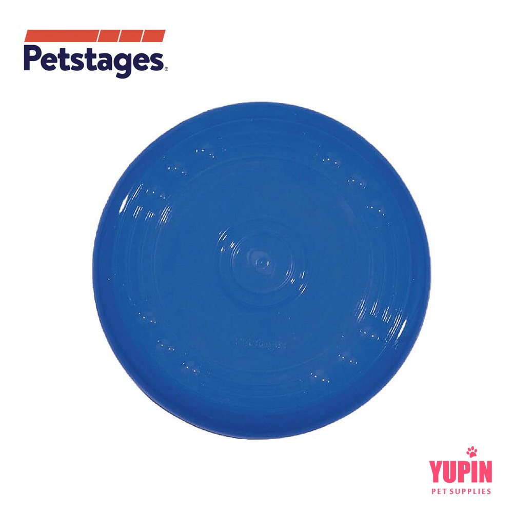 美國 Petstages 68498 歐卡耐咬飛盤 (大/靛藍) 寵物 耐咬 防水 狗玩具 安全 寵物玩具