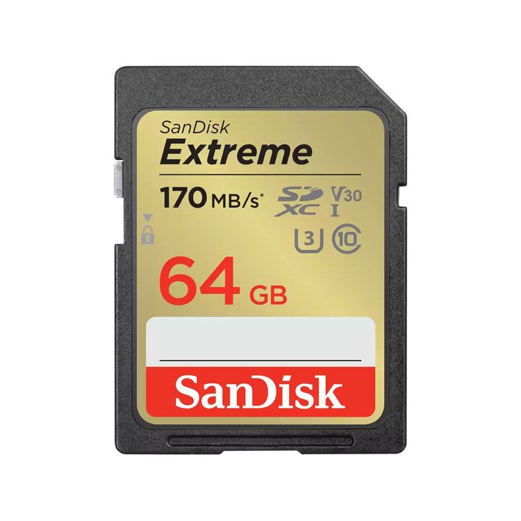 SanDisk Extreme SDXC 64G/128G/256G  記憶卡(大卡)V30/U3/C10/UHS-I