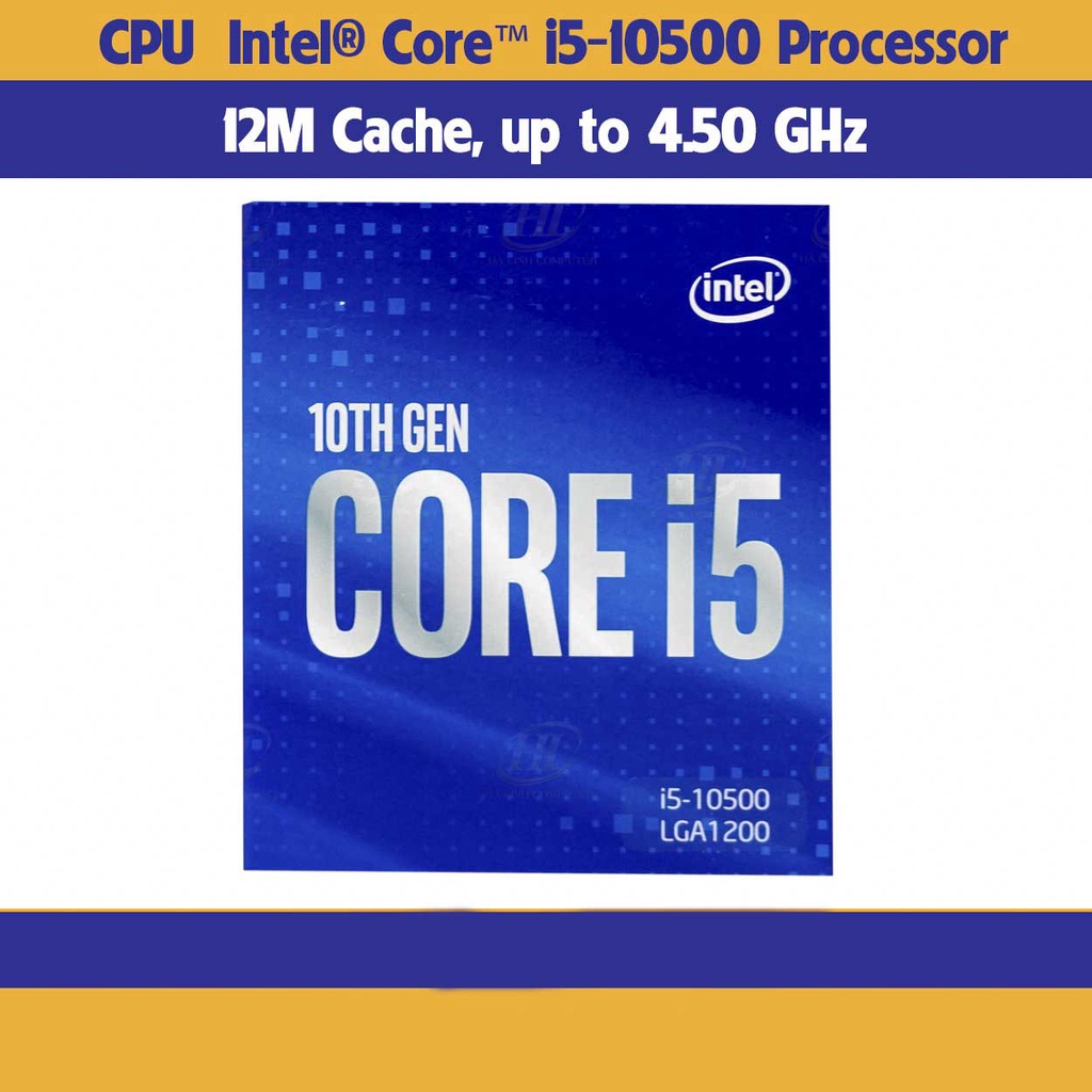 Intel Comet Lake Core i5-10500 3.1Ghz CPU 處理器芯片 + 風扇 - 盒