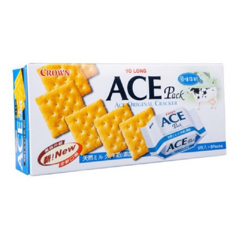 《餅乾》ACE優龍原味營養餅乾/原味牛奶餅
