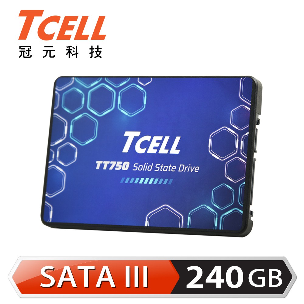 TCELL 冠元 TT750 240GB 2.5吋 SATAIII SSD 固態硬碟 蝦皮直送 現貨