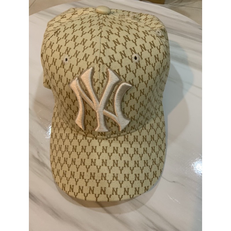 MLB 老花滿版NY洋基隊棒球帽（全新）