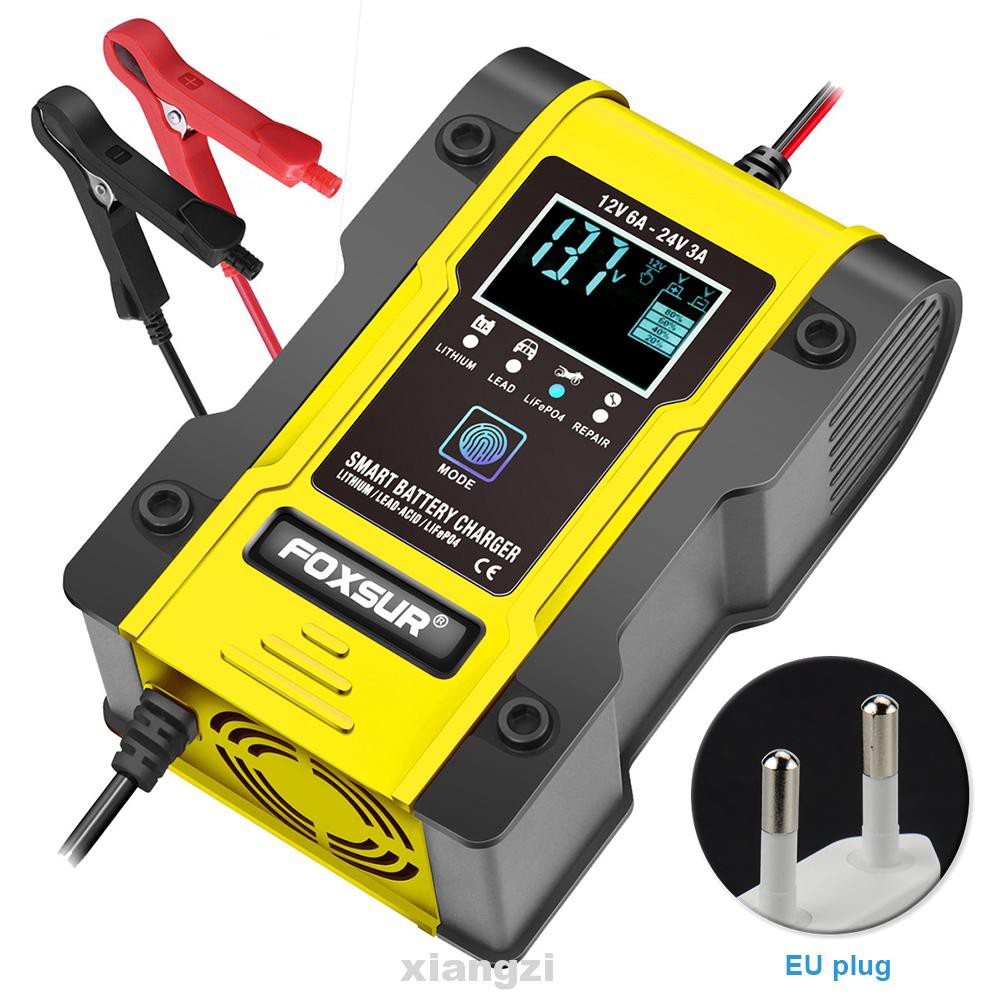 12v 24v 多重保護全自動汽車電池充電器 蝦皮購物