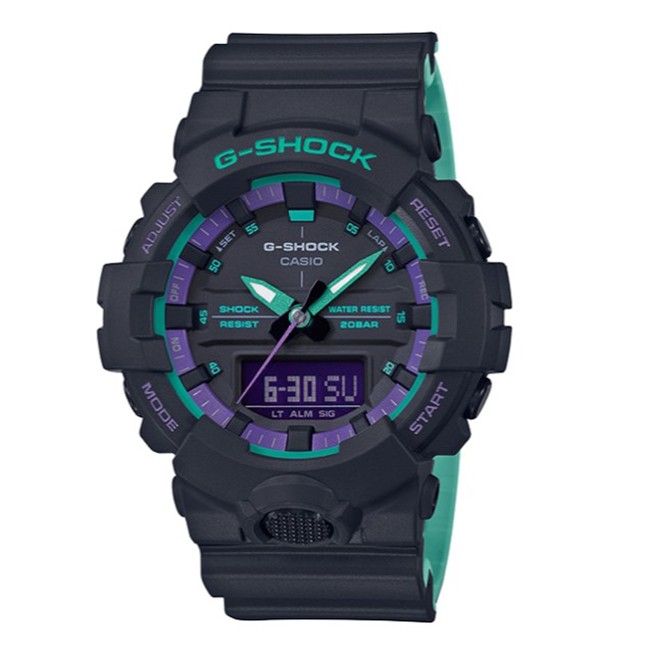 CASIO卡西歐 G-SHOCK 時尚運動錶 (GA-800BL-1A)