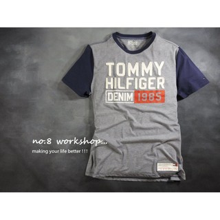 現貨(L)【TH男生館】【TOMMY HILFIGER 貼布短袖T恤】☆【TOM001H3】