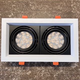 🔥LED AR70 10W 12W 崁燈 方形盒燈 四角嵌燈 OSRAM （有邊框 無燈箱）單燈 雙燈 一年保固
