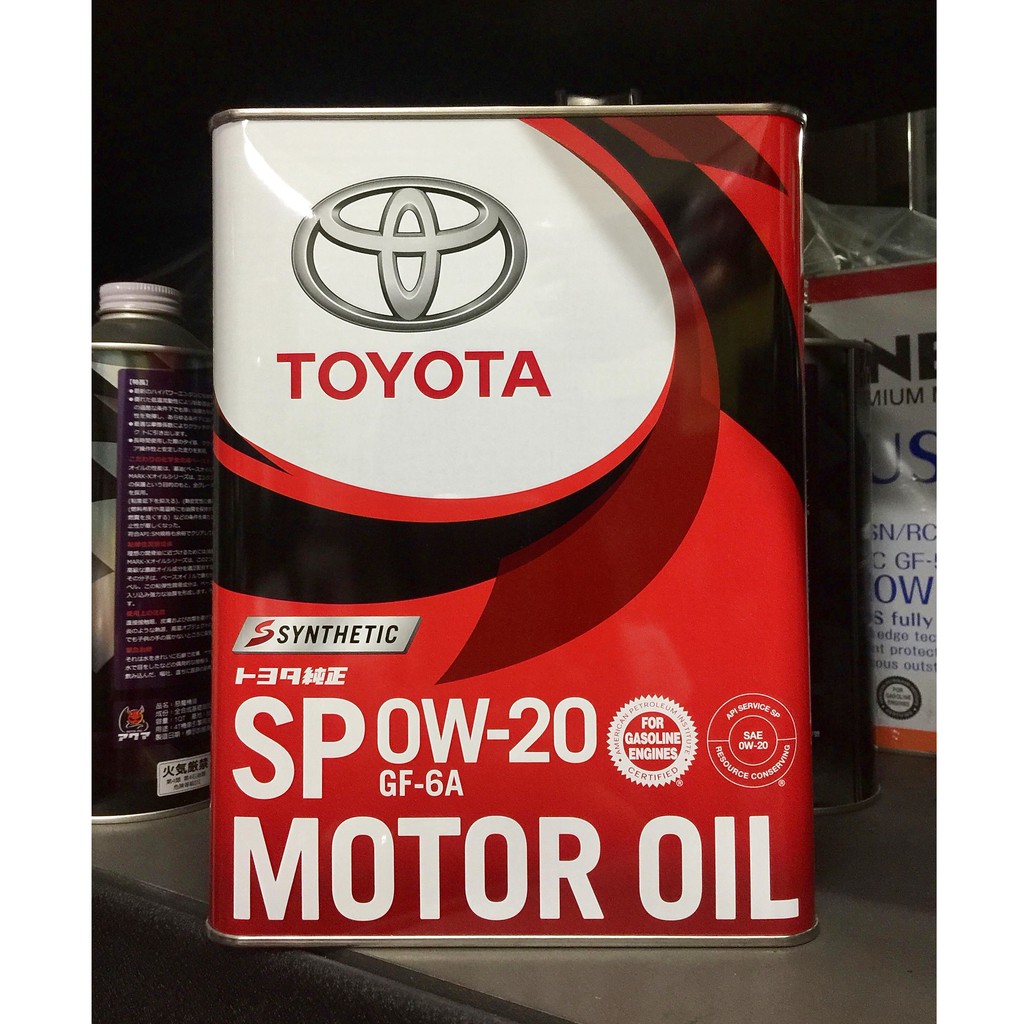 【油品味】日本原裝 TOYOTA SP 0W20 GF-6A MOTOR OIL 豐田 合成 原廠油 4L 油電車