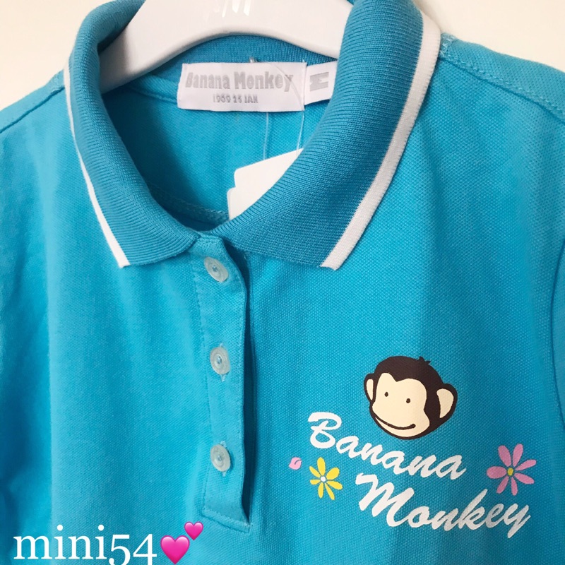 🍎特價🍎 BANANA MONKEY猴子大王🌸女童polo洋裝/連身裙