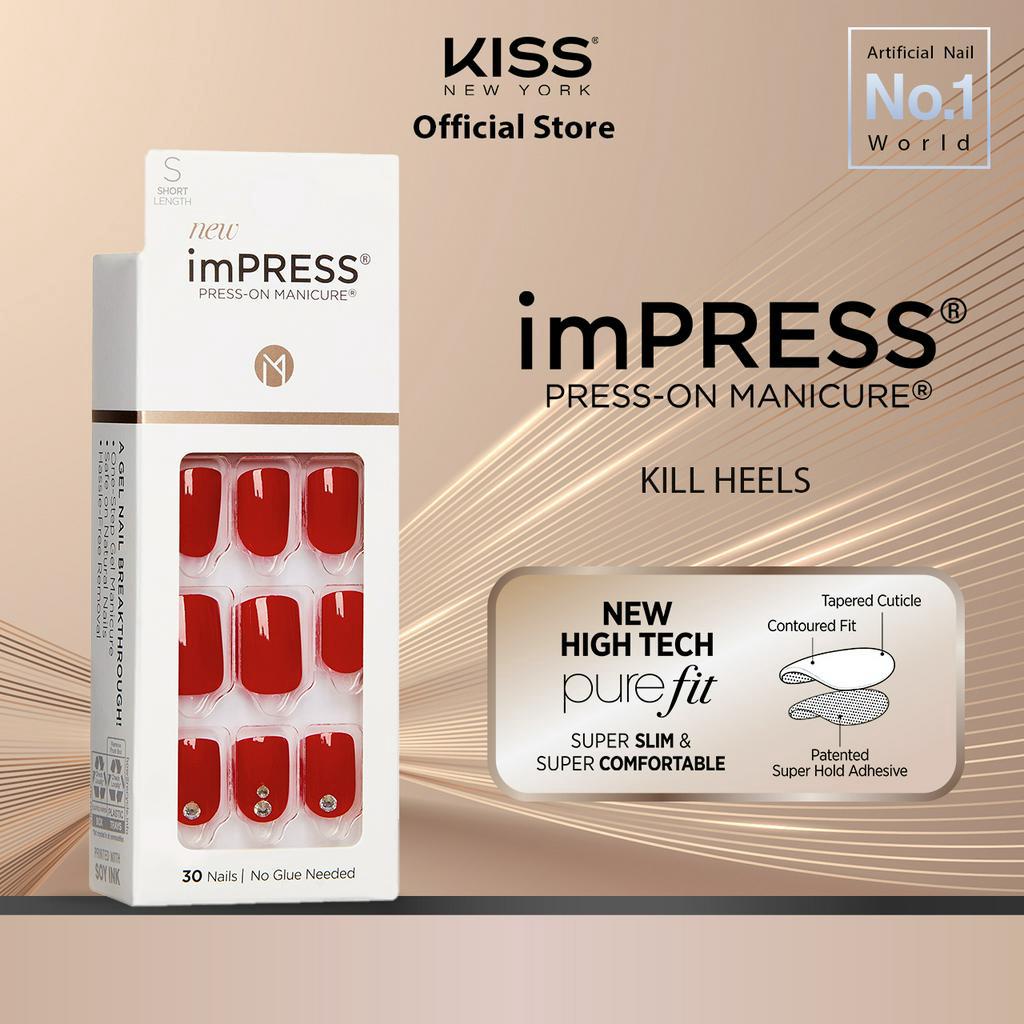 Kiss NY imPRESS 設計指甲殺死鞋跟 KIM019