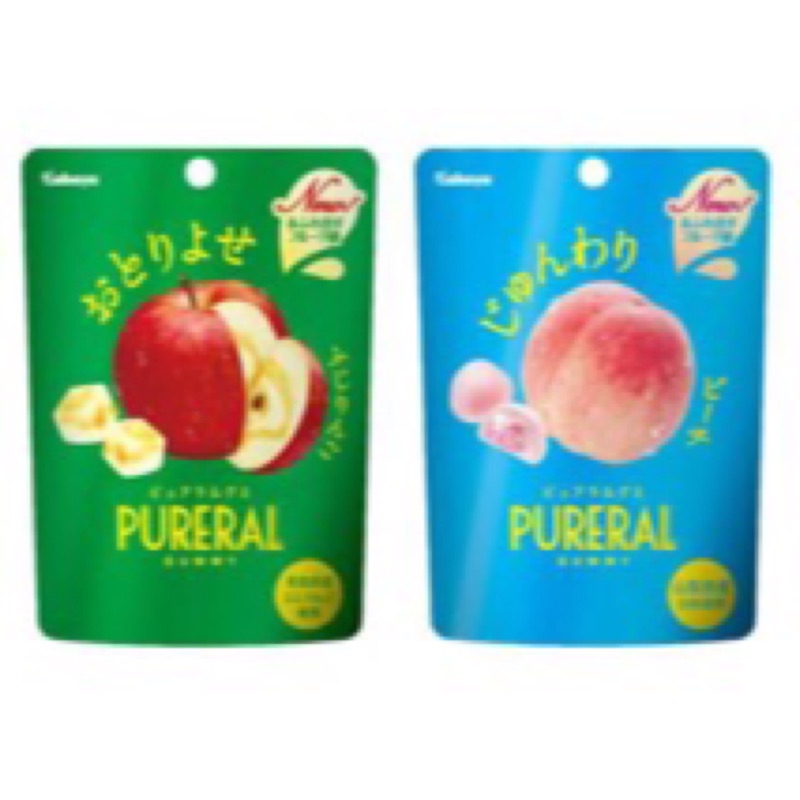 (預購) Kabaya 日本卡巴 雙層軟糖 Pureral 水蜜桃🍑、蘋果🍎 🌻11月底開始出貨