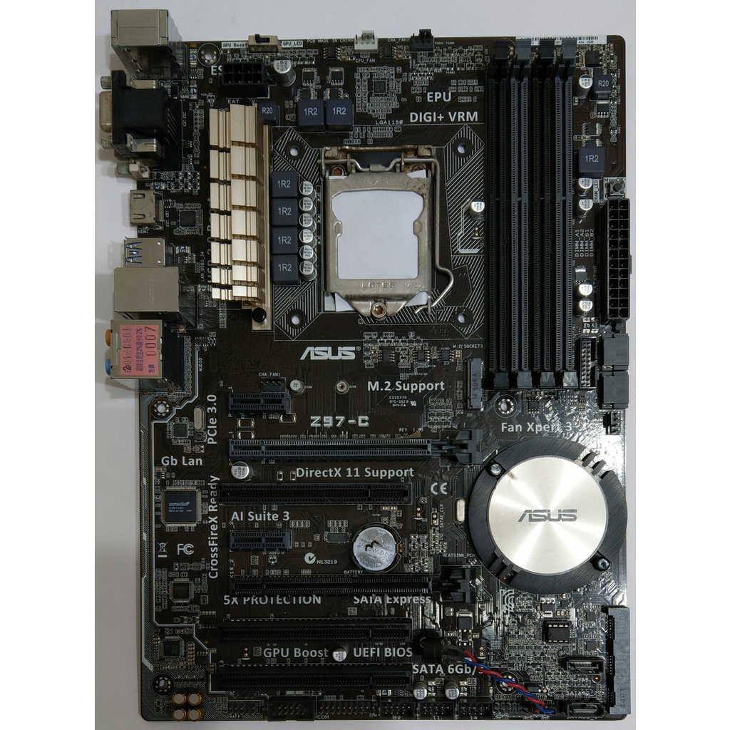 華碩 ASUS 主機板 Z97-C Z97-K  (Intel 1150 四代/五代) 大板 M.2