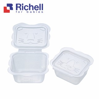 Richell 利其爾｜離乳食保存容器8入100ML(副食品容器第一首選品牌)