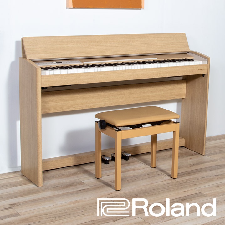 【升昇樂器】Roland F701 電鋼琴/窄身/四代琴鍵/藍牙喇叭/藍芽APP