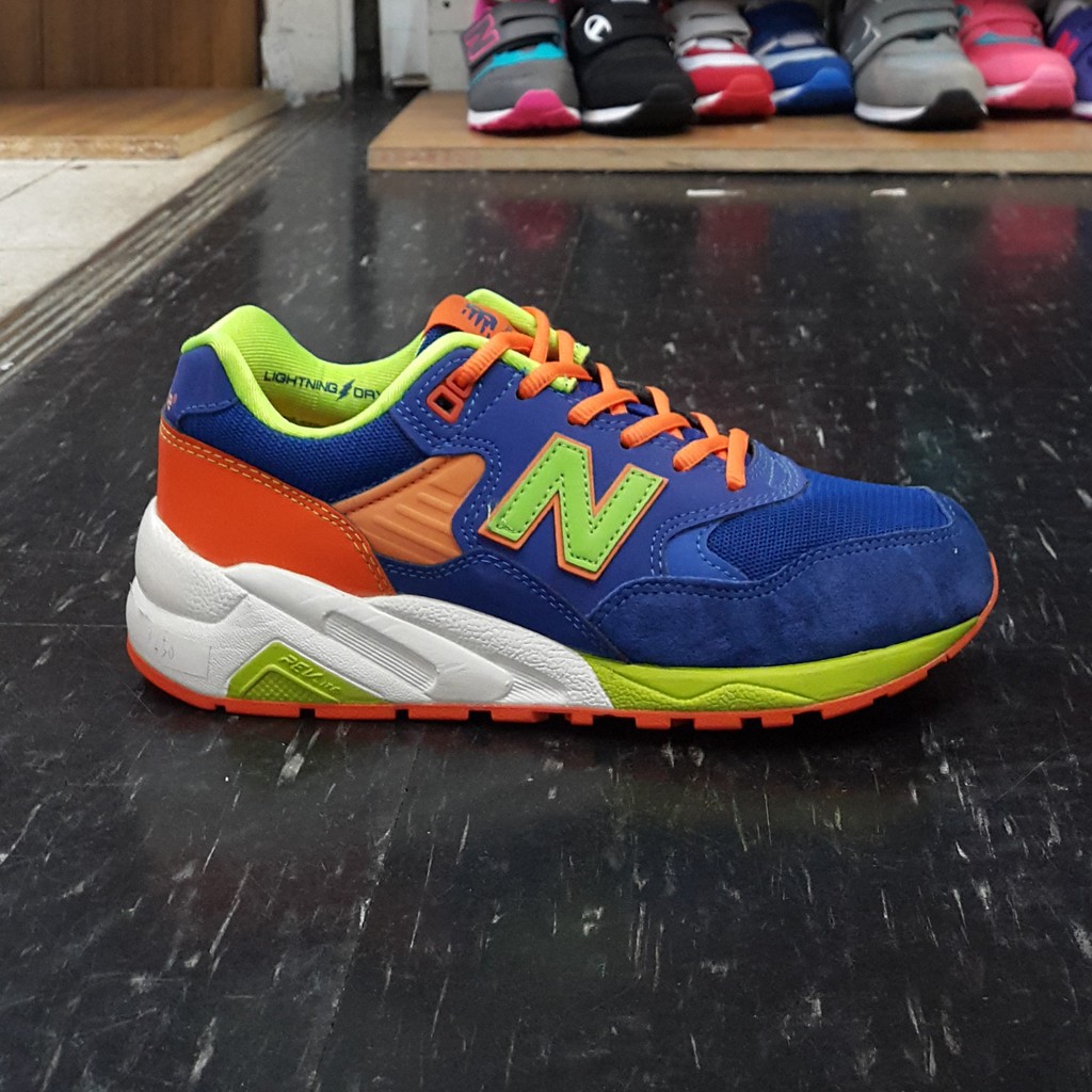 NEW BALANCE nb 580 MRT580BM 藍色 寶藍色 橘色 芥末綠 麂皮 輕量化 慢跑鞋