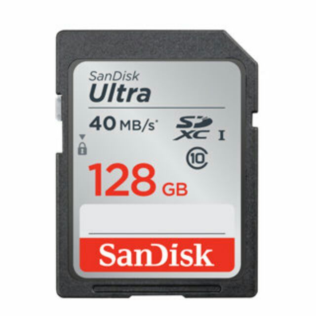「小胖二手之家」SanDisk Ultra SDXC UHS-1 128G 266X 40M 記憶卡 (群光公司貨)
