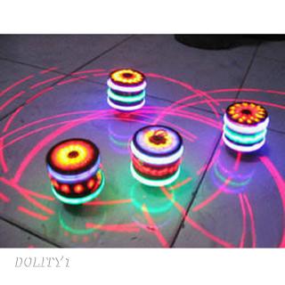 [Dolity1] 音樂 LED 手電筒陀螺兒童戶外上衣遊戲玩具