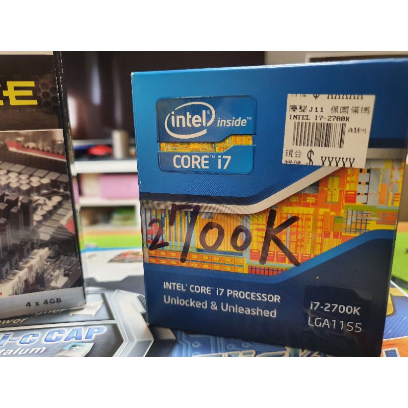 Intel i7 2700k cpu+MSI Z68A-GD80 G3主機板