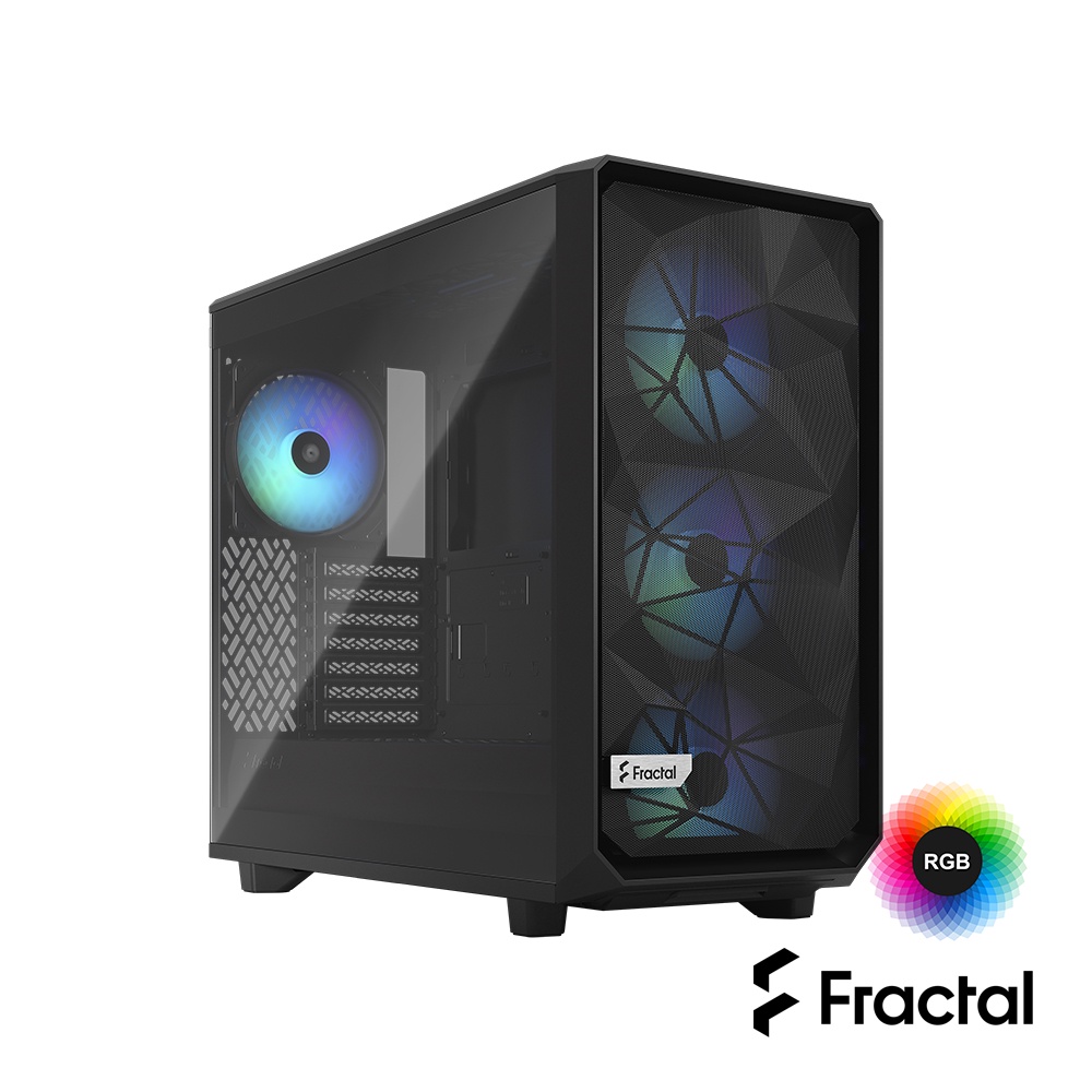 Fractal Design Meshify 2 Lite E-ATX CPU高18.5 機殼 側透 RGB 旗艦館