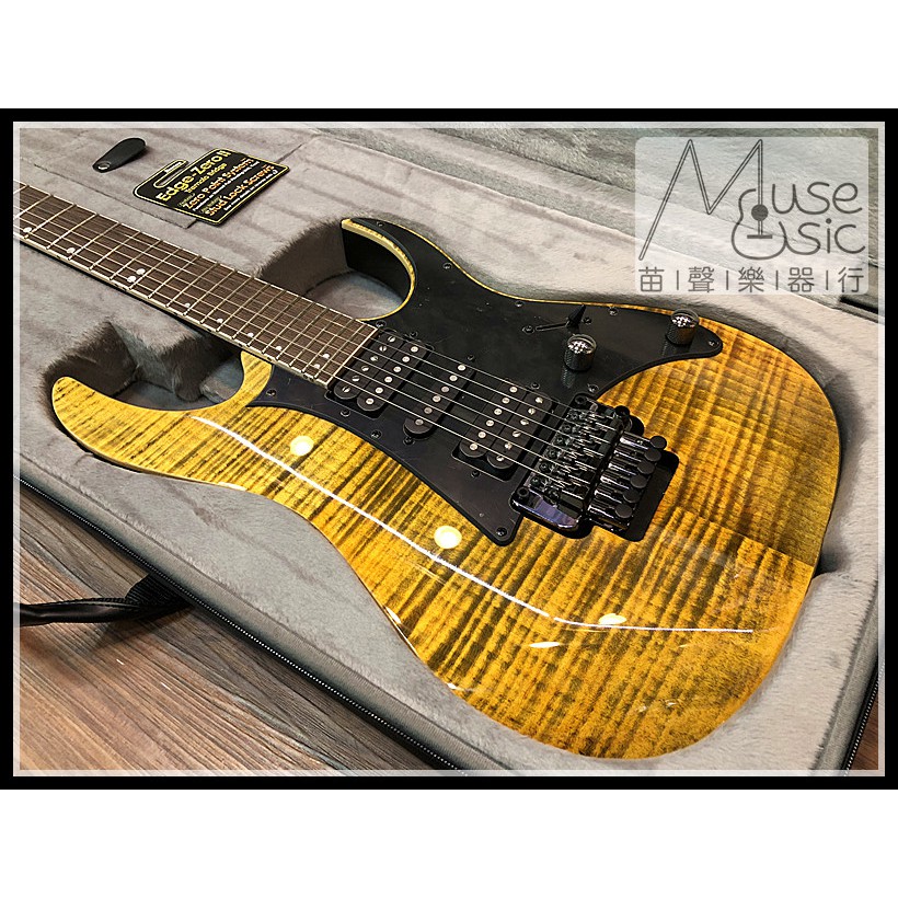 【苗聲樂器Ibanez旗艦店】Ibanez Premium RG950FMZ 印尼廠2018新款金色虎紋大搖電吉他