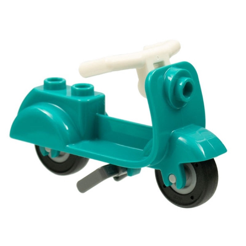 【台中翔智積木】LEGO 樂高 深藍綠 偉士牌 摩托車 Scooter