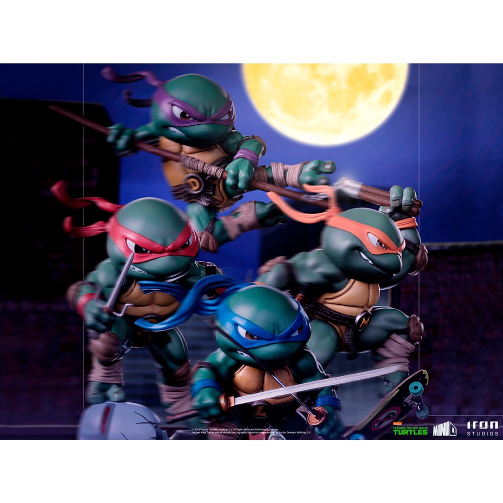 【撒旦玩具 SatanToys】預購 Iron Studios - MiniCo 【忍者龜 TMNT】 迷你雕像