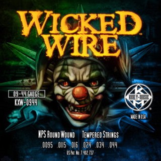 【YAMAHA佳音樂器】Kerly Wicked Wire 小丑弦冰火弦 KXW-0944 美製電吉他弦(095-44)