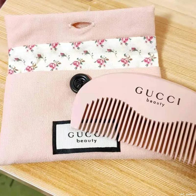 💕鹿晗同款Gucci家小梳子 粉色木梳 迷你梳子包 G家梳子 情侶創意禮品