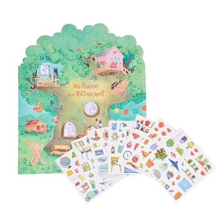 法國 Moulin Roty 貼紙遊戲書-森林冒險