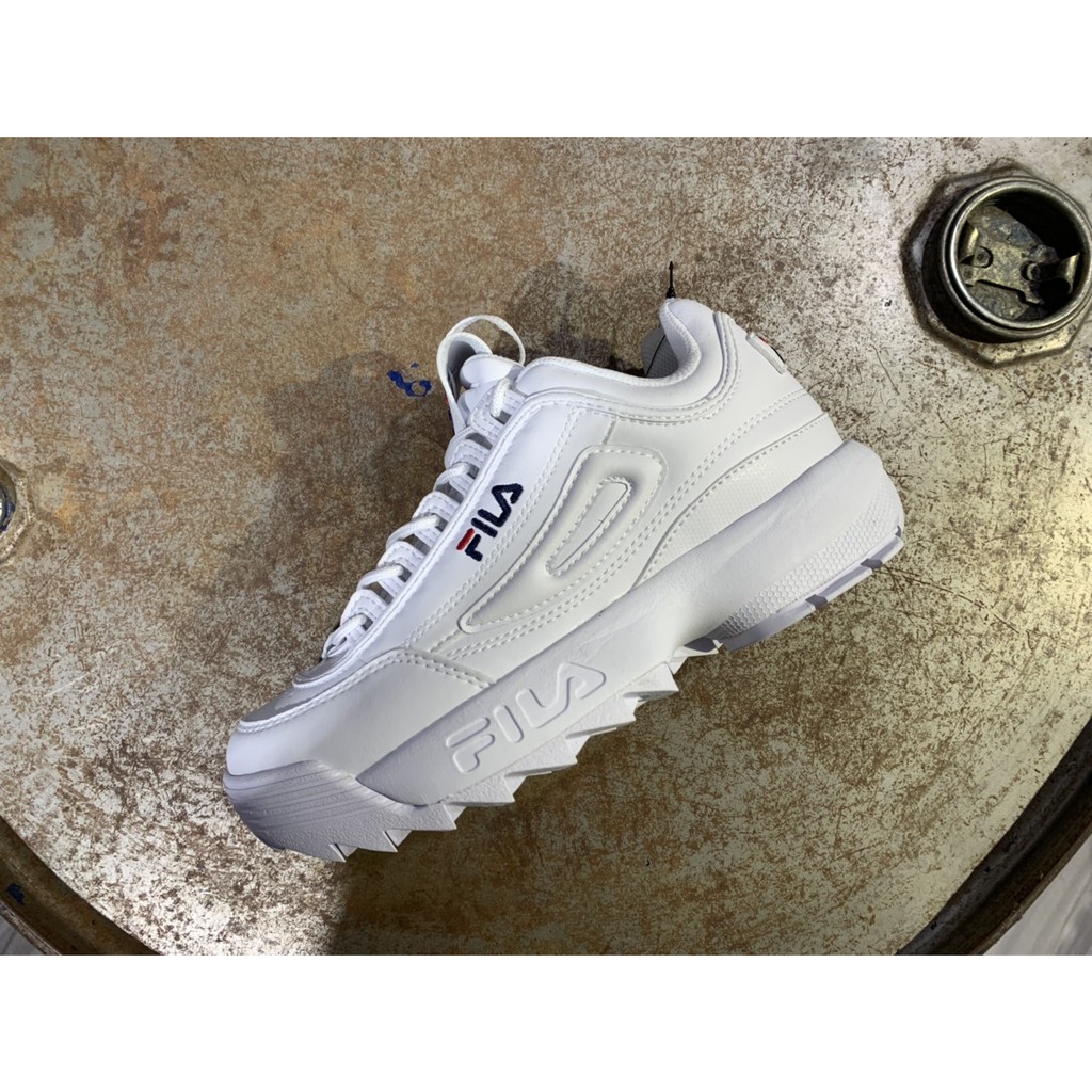  FILA DISRUPTOR 2 復古 老爹鞋 增高 鋸齒鞋底 白紅藍 金裕貞 IU 韓風 女鞋