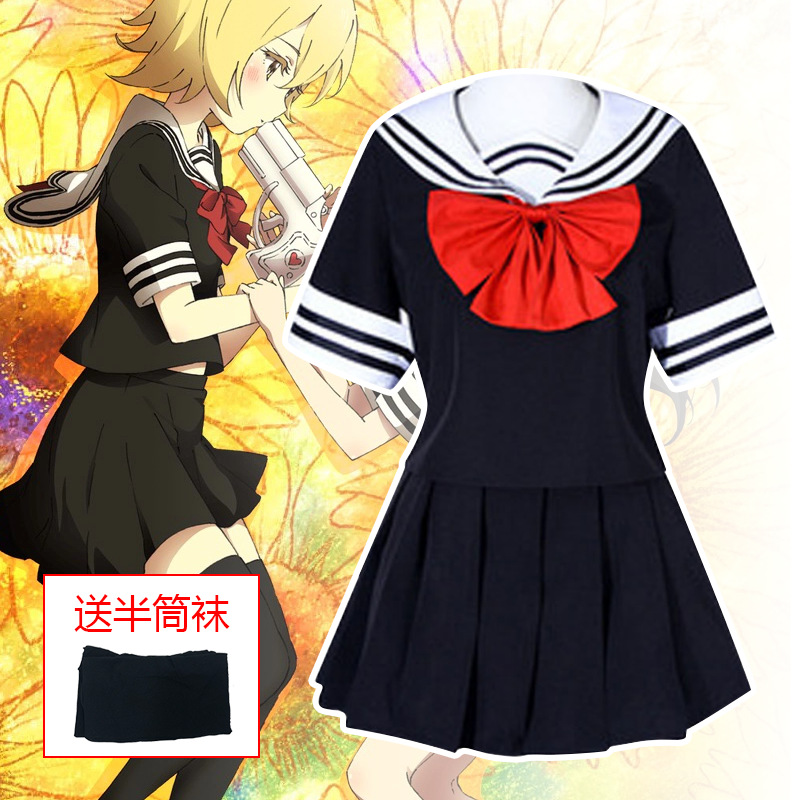 魔法少女網站朝霧彩cos制服穴澤虹海奴村露乃cosplay服裝送黑筒襪 蝦皮購物