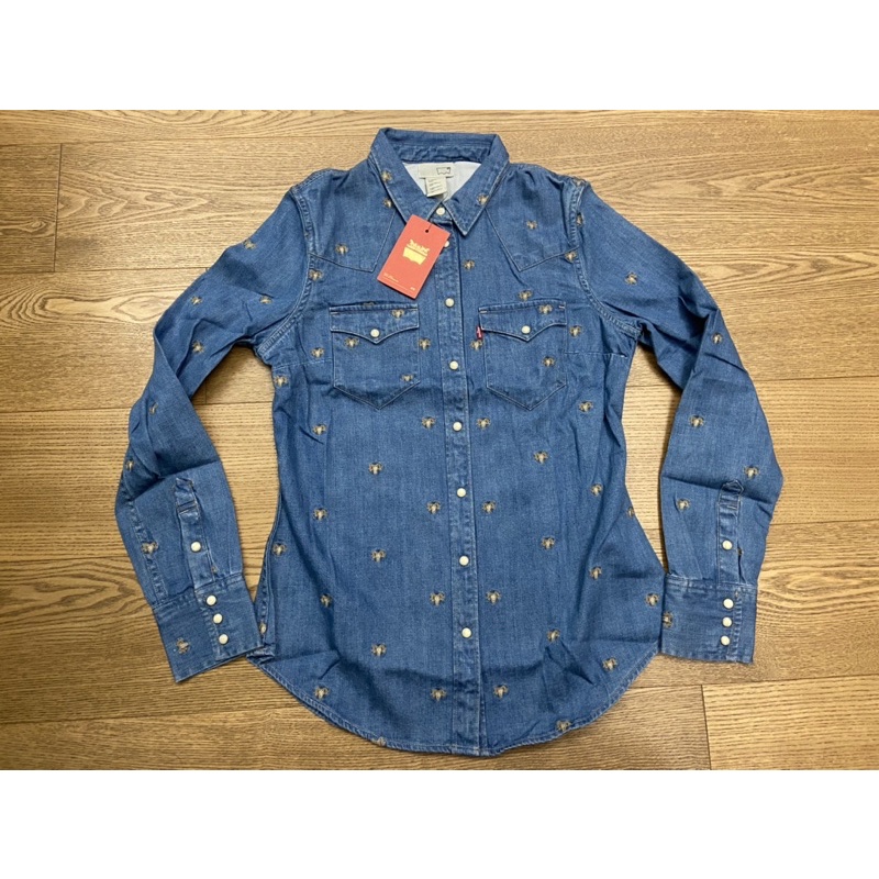 levis 女生 S號 牛仔襯衫 水洗 50833-0063 Levi’s