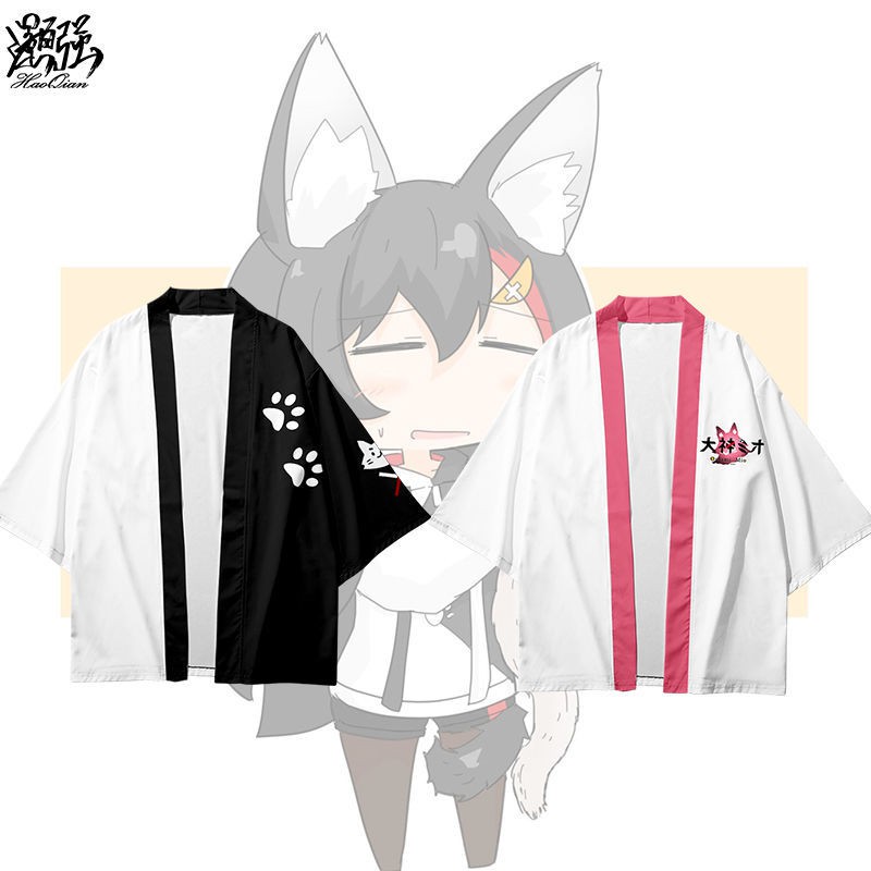 大神澪印象羽織hololive百鬼綾目二次元日系和服動漫周邊外套衣服 6月29日發完 蝦皮購物