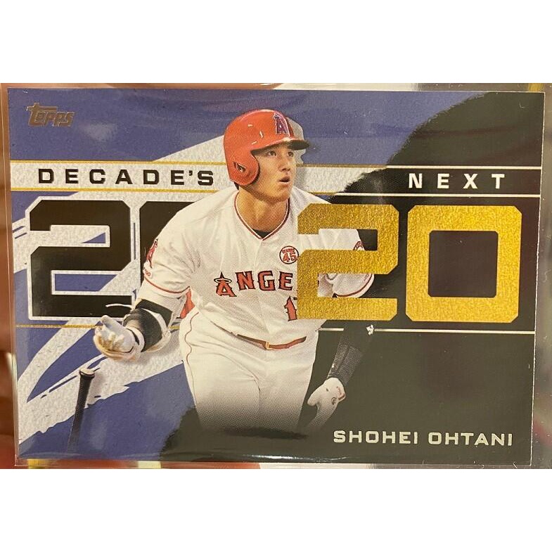 MLB 球員卡 Shohei Ohtani 大谷翔平 2020 Topps Decade's Next Blue