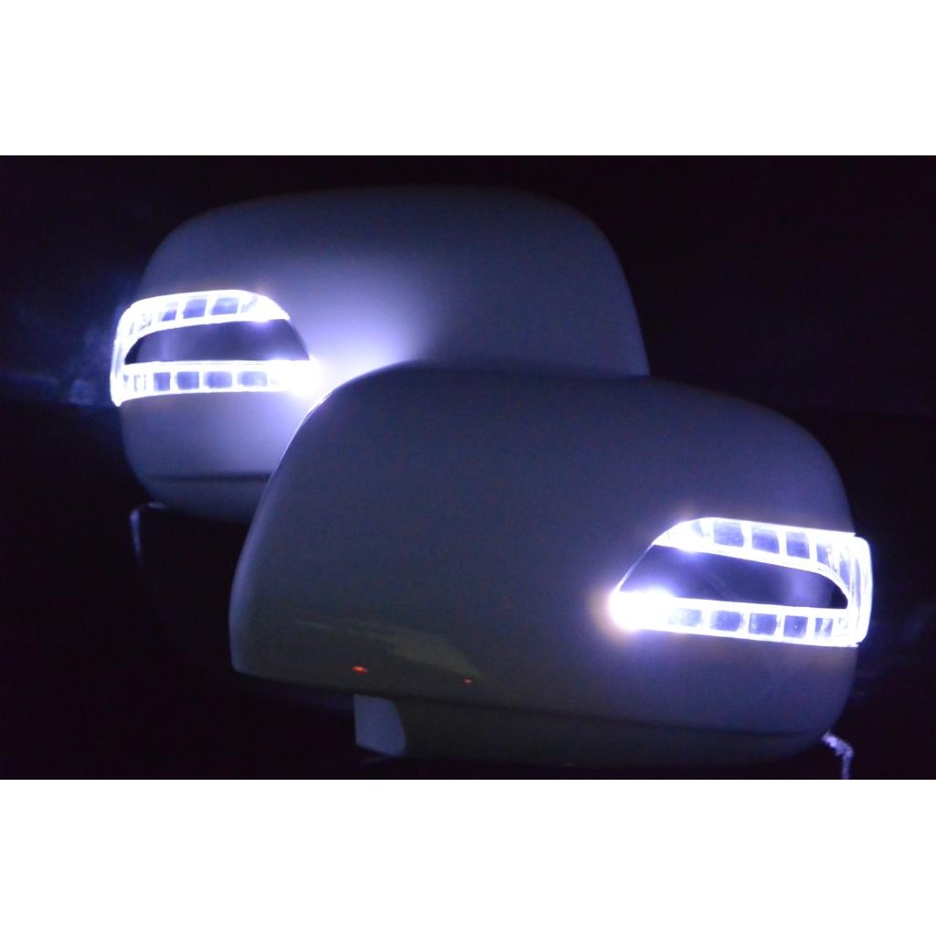 金強車業🚗  豐田  AIPHARD  2005改裝部品  LED後視鏡外殼蓋+照地燈  雙功能側燈 小燈 方向燈
