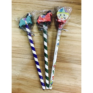 [PA文具小舖] 可愛馬戲團系列橡皮擦鉛筆 造型橡皮擦 鉛筆 旋轉木馬 小丑