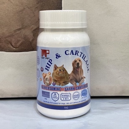 MP 犬貓用葡萄糖胺+鯊魚軟骨素70克 關節保健 寵物保健 關節 軟骨素 葡萄糖胺 寵物用 犬貓用