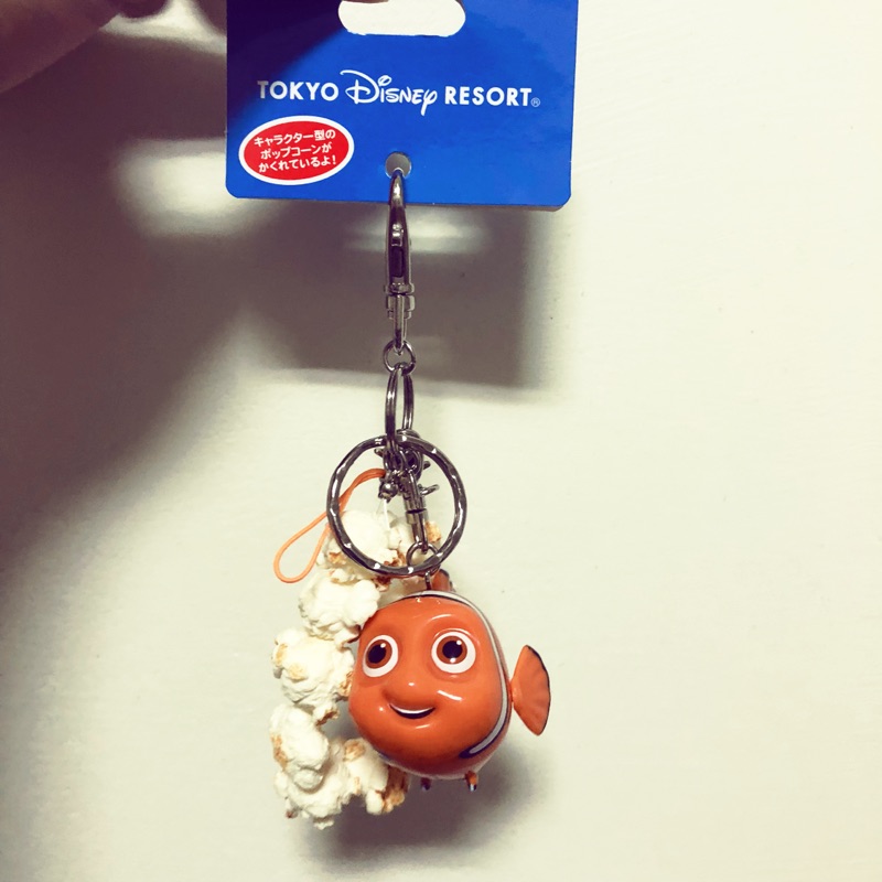 尼莫 小丑魚 爆米花 桶 吊飾 鑰匙圈 海底總動員 日本東京迪士尼海洋