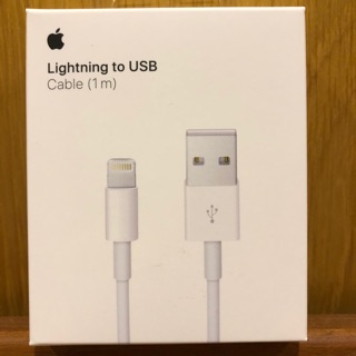 Apple原廠8 pin Lightning to USB轉接線 1m 全新未拆